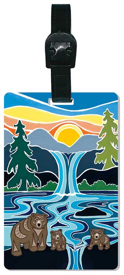One Last Swim Luggage Tag
