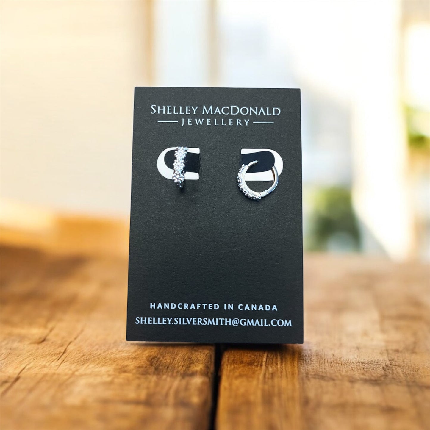 Daisy Clicker Sterling Silver Hoops