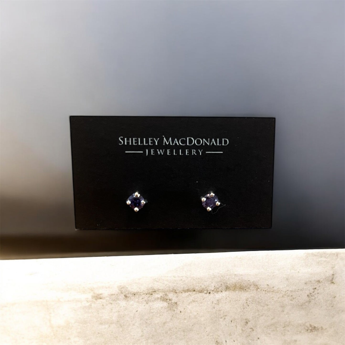 Gemstone Stud Earrings