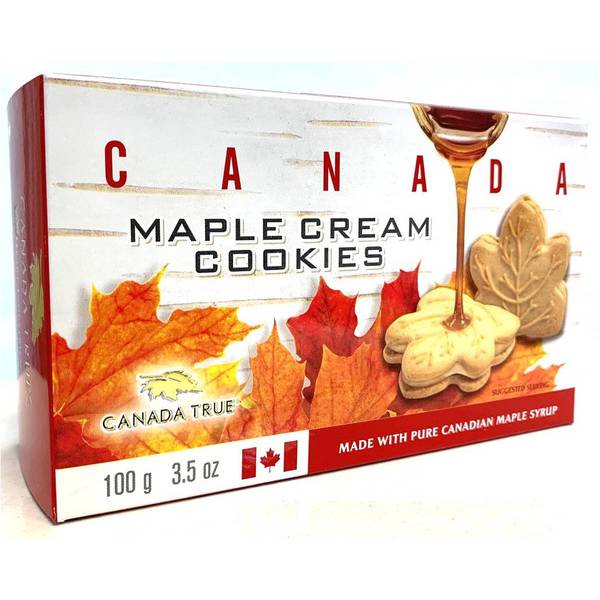Large Canada True Maple Cream Cookies