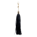 Faux Leather Tassel Bag Charm