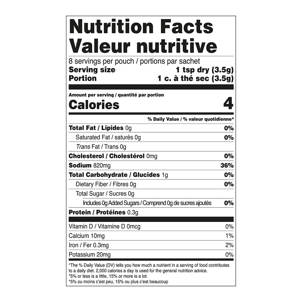 Grilled Vegetable Seasoning