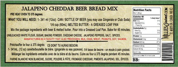 Jalapeno Cheddar Beer Bread Mix