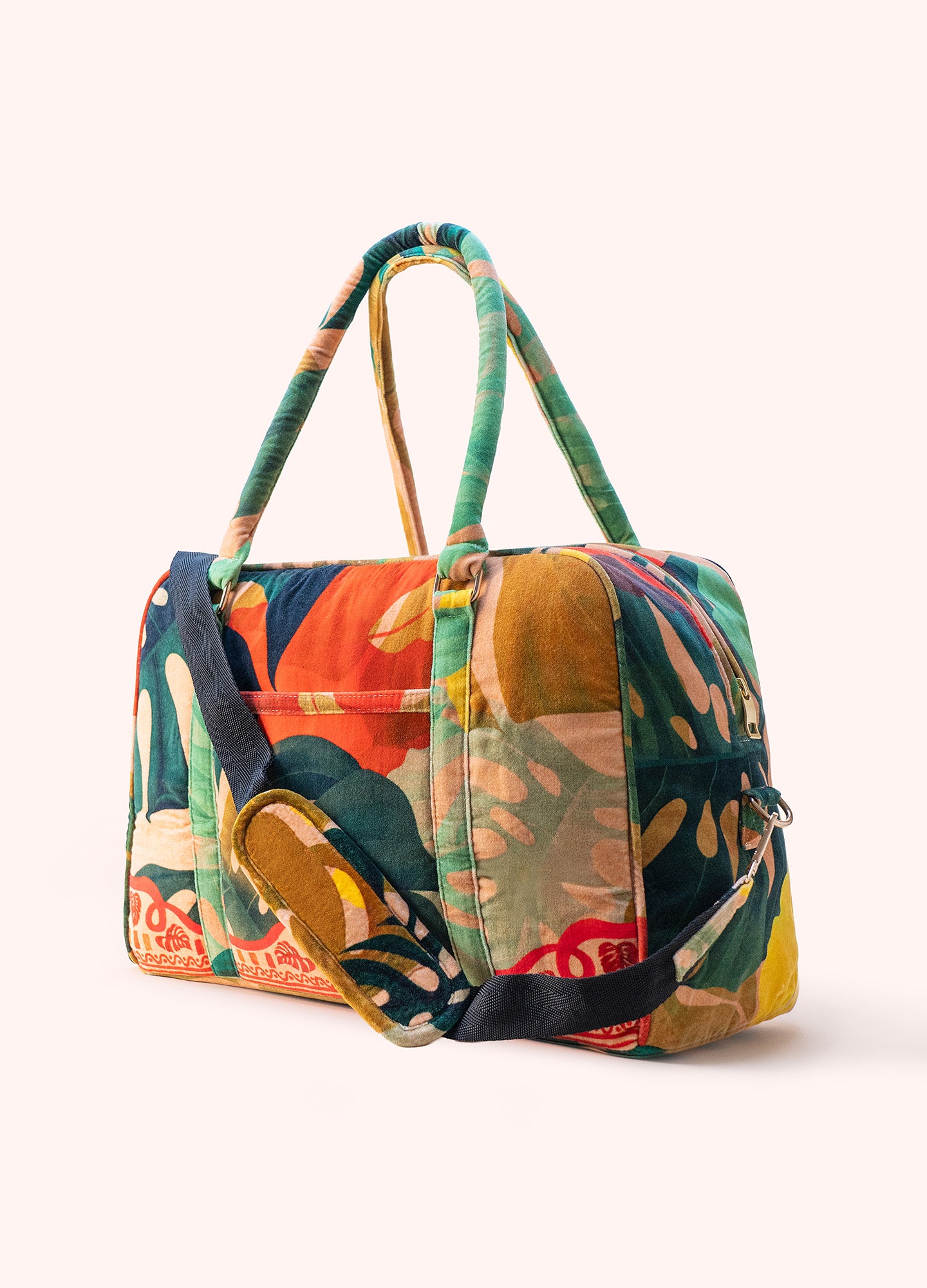 Luxe Weekender Bags Exotic Leaves
