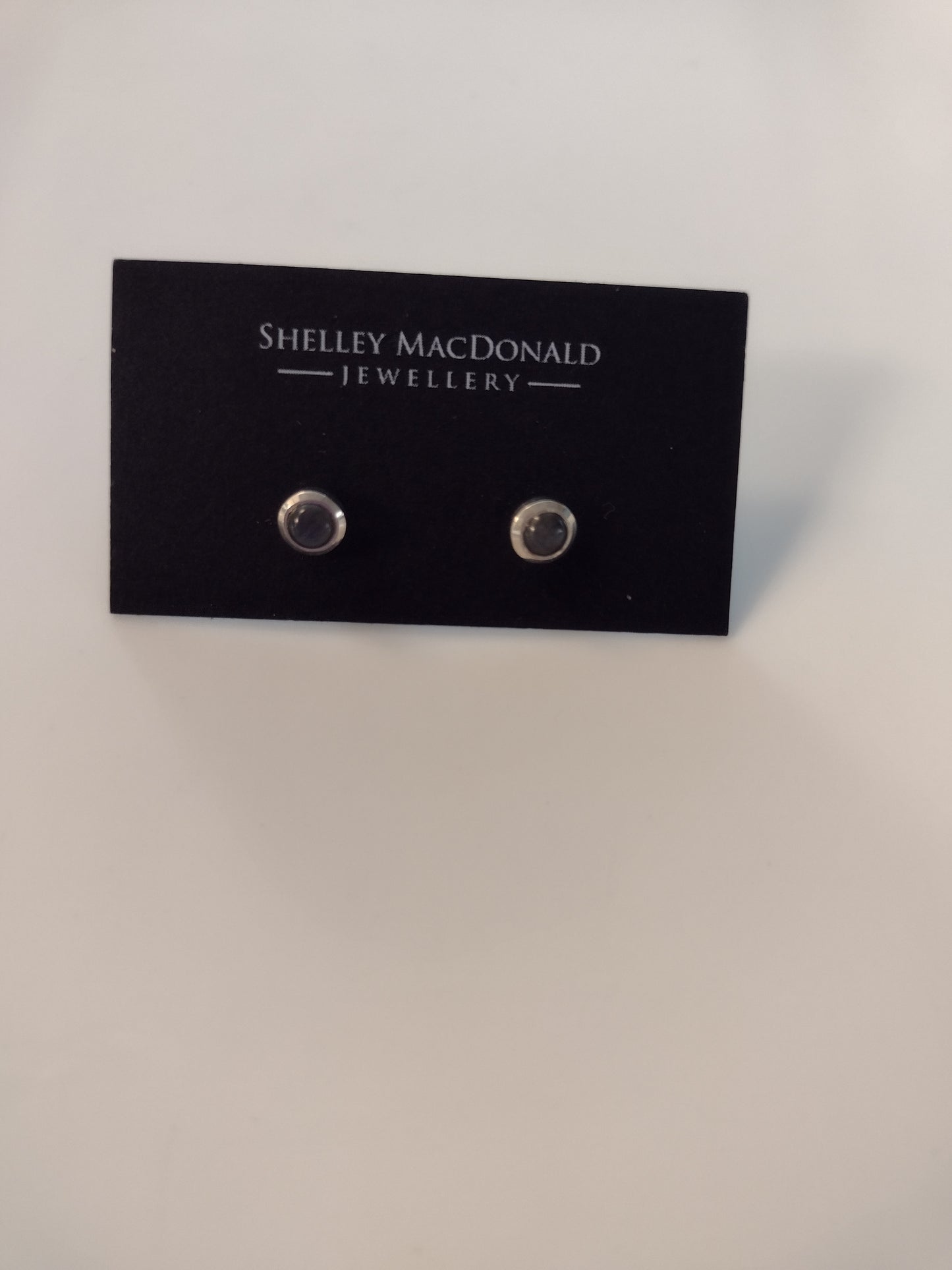 Labradorite Round Stud Earrings