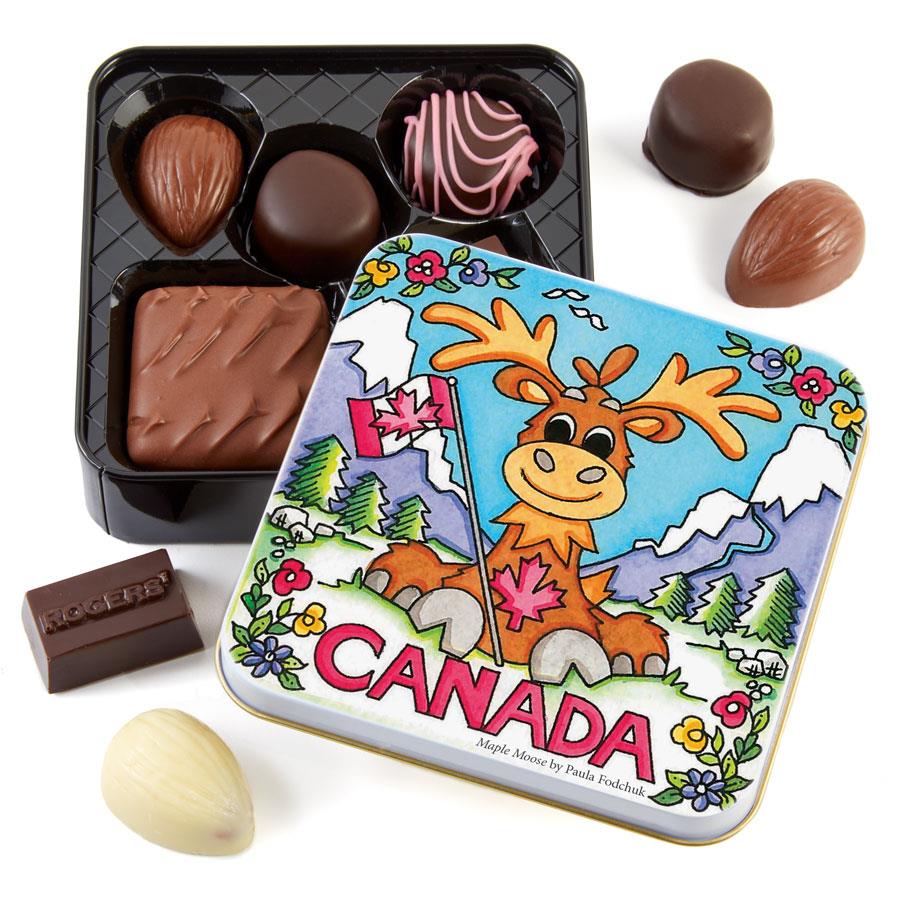 Maple Moose Small Tin