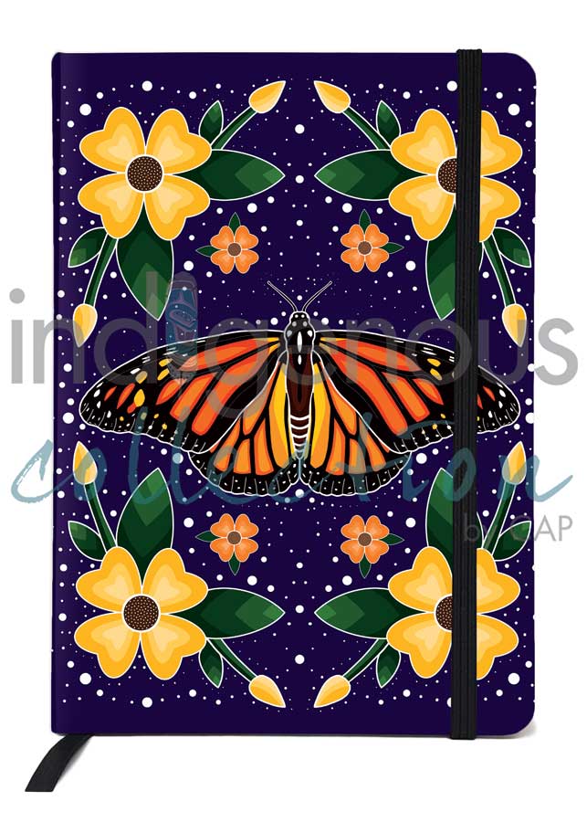 Monarch Butterfly Lined Journal