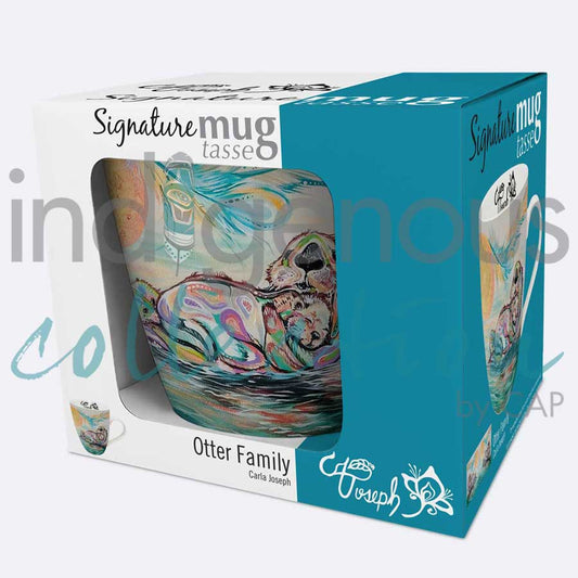 Otter Family Signature Mug