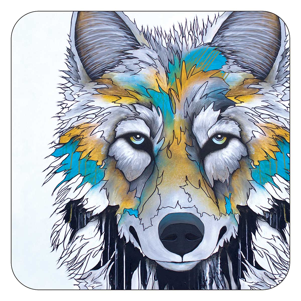 Alpha Coaster set of 4
