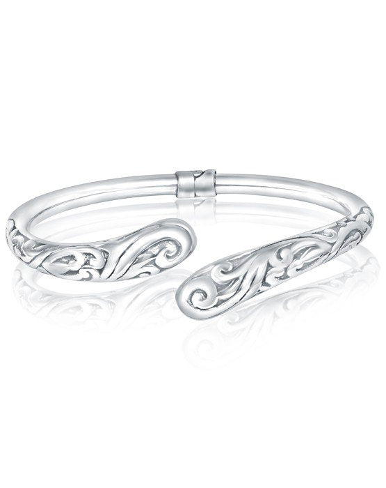 Bracelet ouvert cachemire