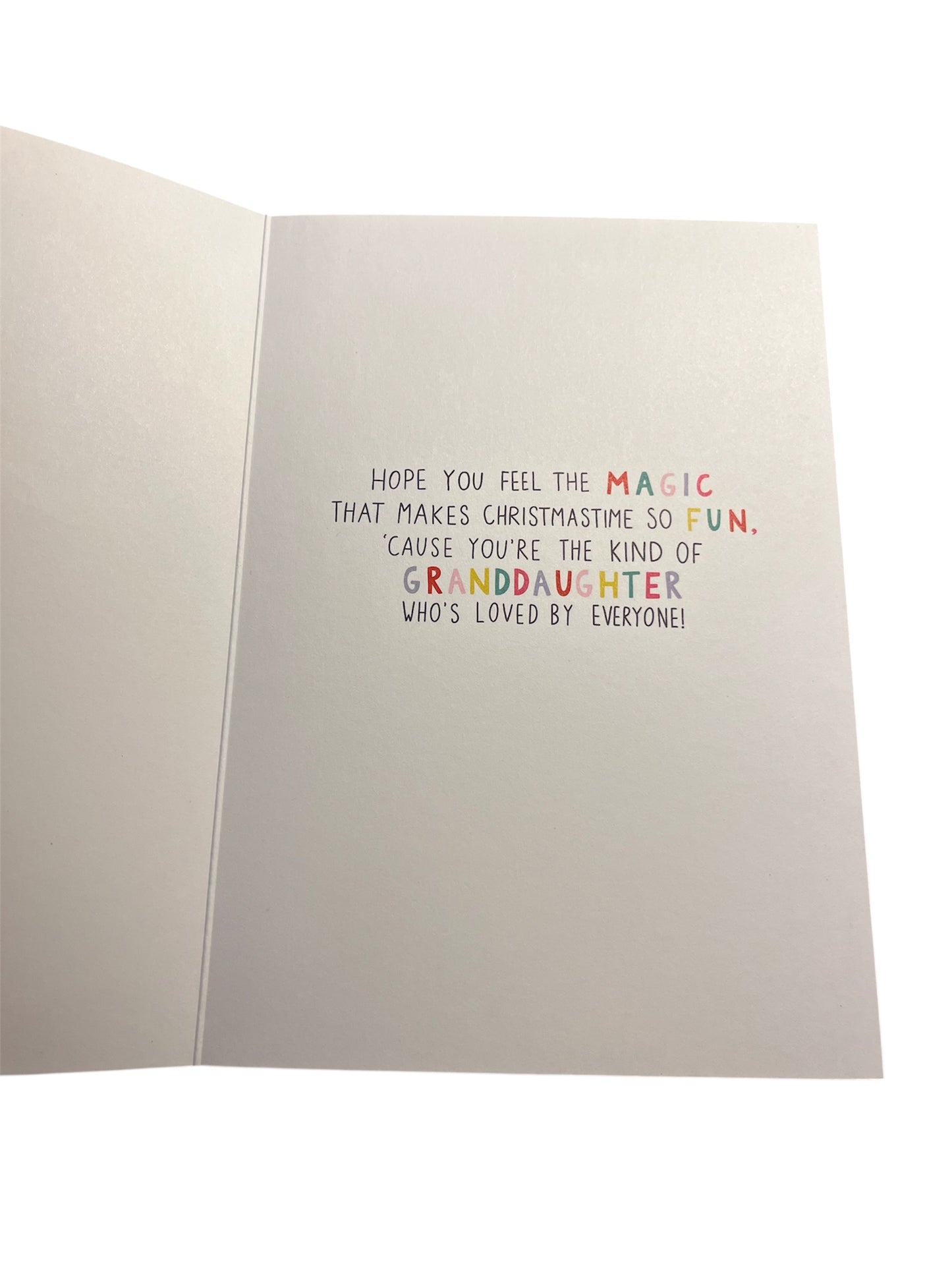 Santa and Unicorn Holiday Greeting Card