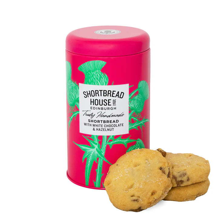 Shortbread with White Chocolate & Hazelnut