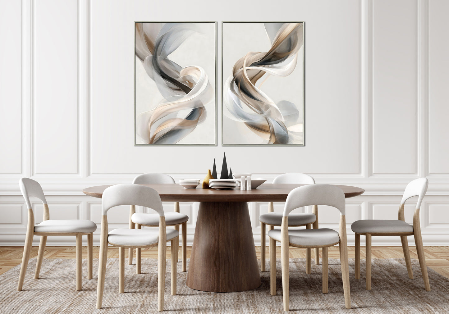 Silken Twist II Framed Artwork