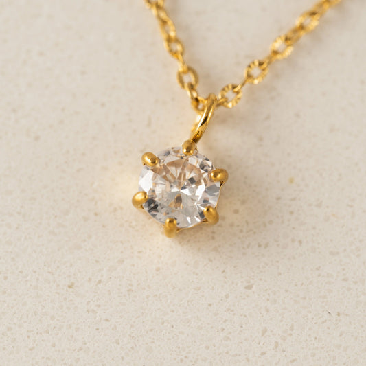 Sol CZ Necklace