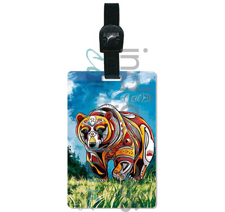 Spirit Bear Luggage Tag