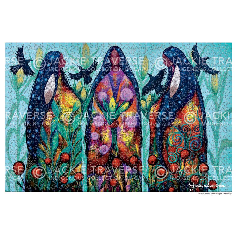 Three Sisters Puzzle by Jackie Traverse