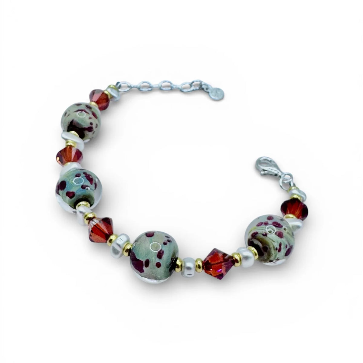 Bracelet Raza Howelite & Onyx Noir