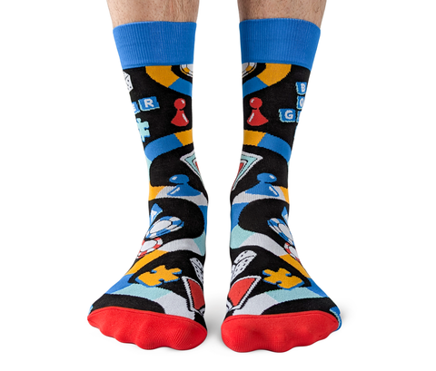 Board Gamer Mens Crew Socks