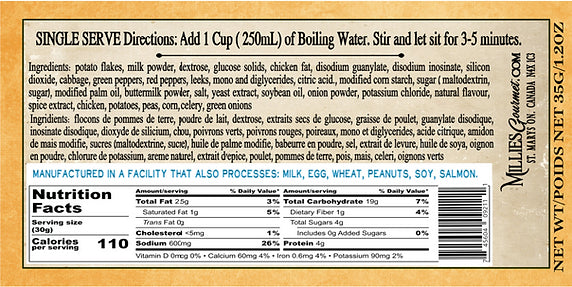 Chicken Pot Pie Cup of Soup