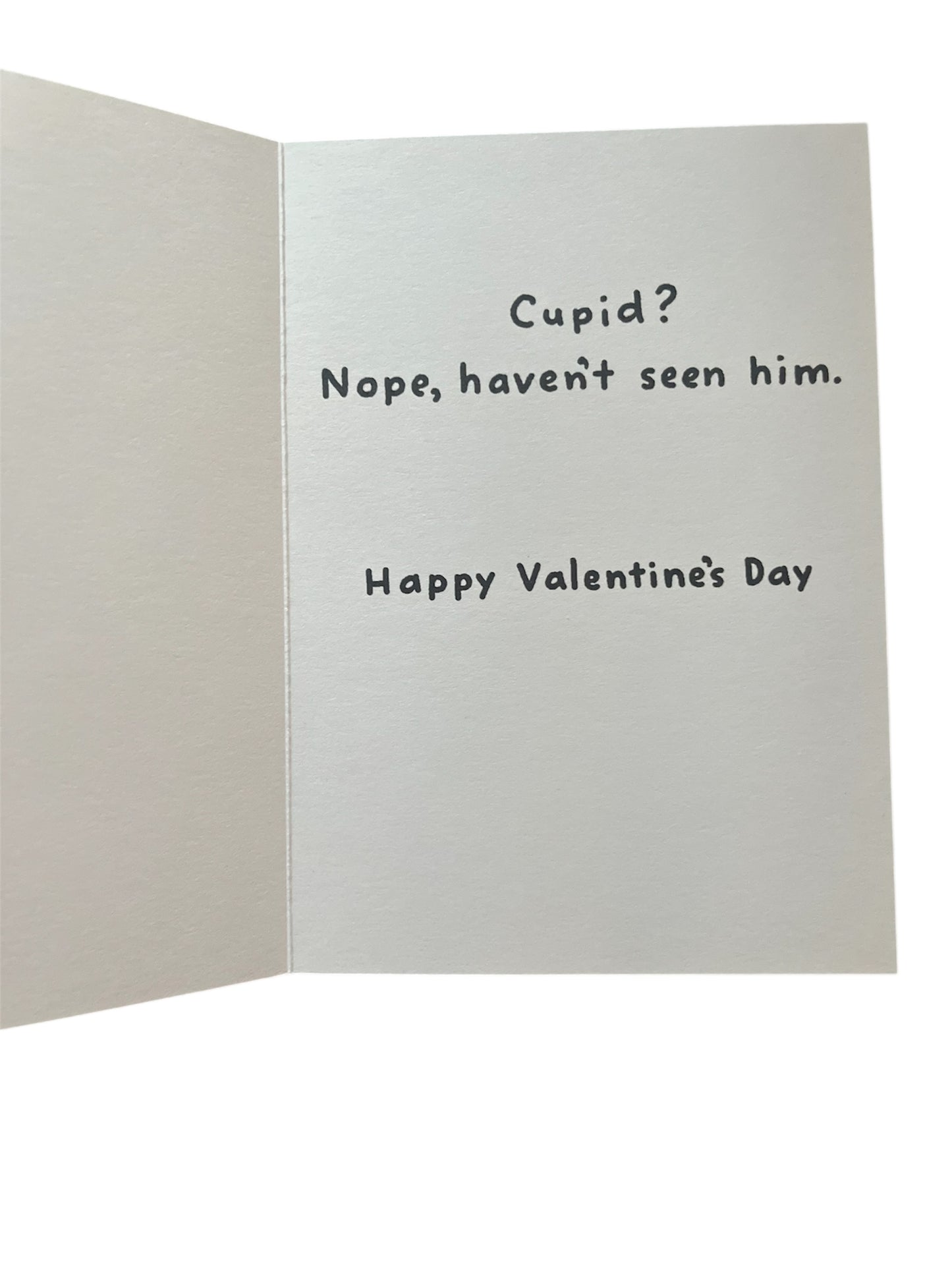 Lion: Where's Cupid? Valentine's Greeting Card