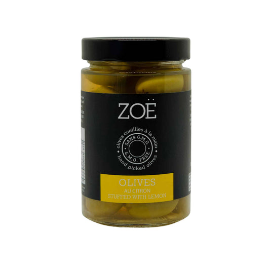 Green Olives Stuffed With Lemon Peel