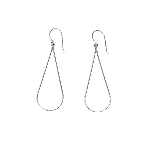 Large Open Teardrop Earring