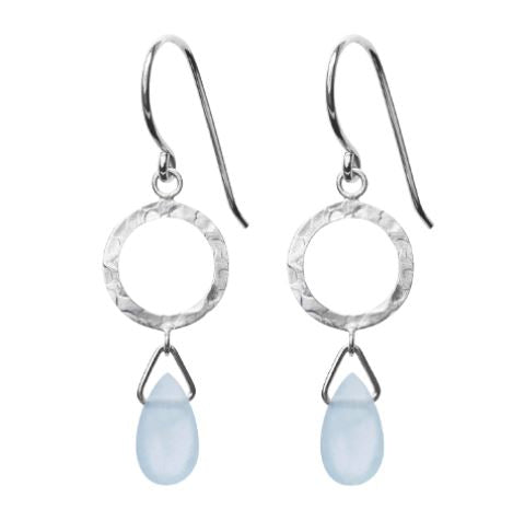 Aquamarine La Palma Dangle Earring
