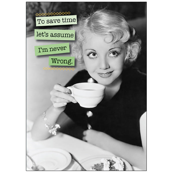 Save Time - Birthday Card