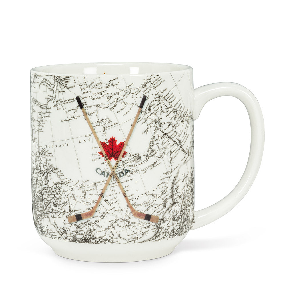 Hockey Sticks and Map Mug