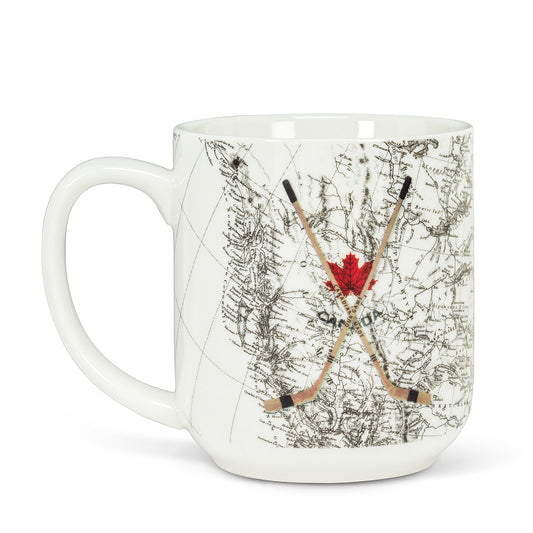 Hockey Sticks and Map Mug