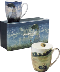 Monet Scenes with Women Set of 2 Mugs