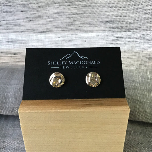 Boucles D'oreilles Tiges Réticulées Medium