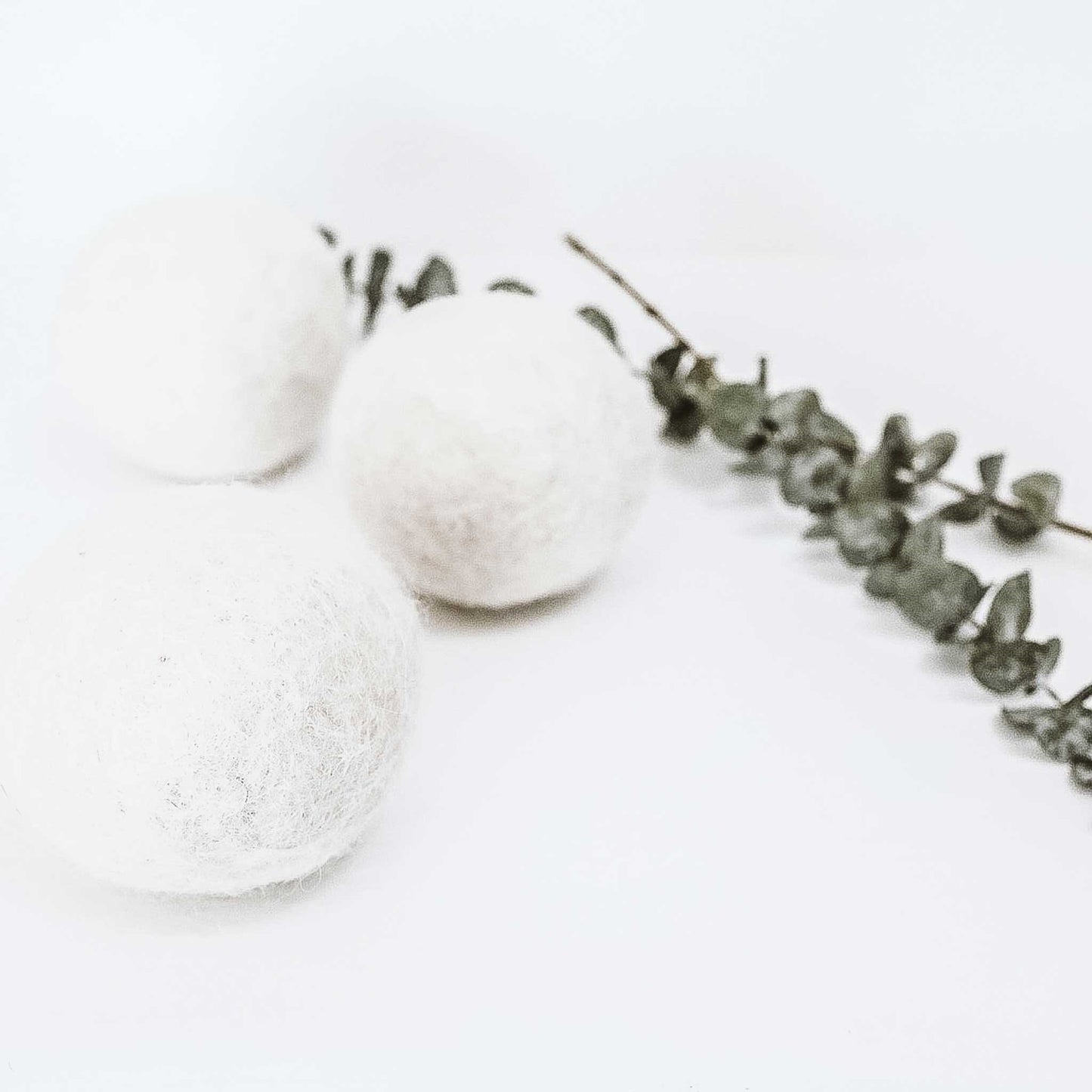 Balles de séchage en alpaga - Paquet de 3 - Boîte - Naturel