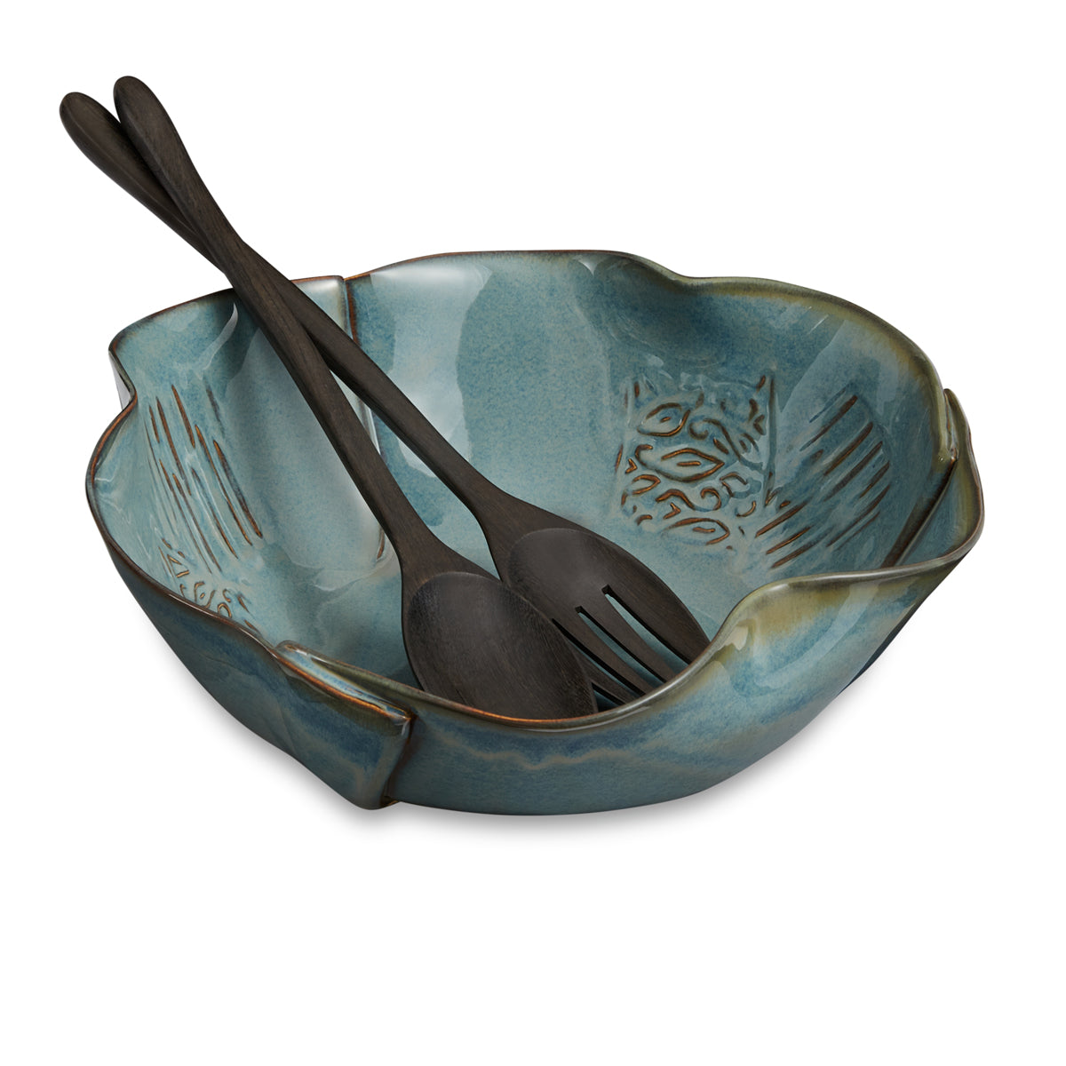 Saladier Lge w Palm Servers