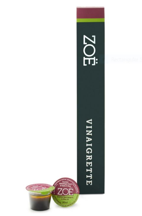 Gousses de balsamique noir et d'huile d'olive