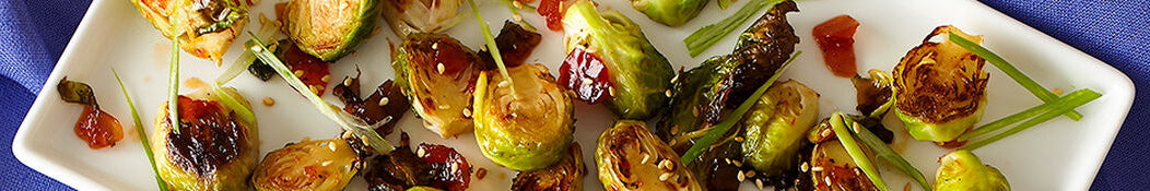 Sweet Chili Roasted Brussels Sprouts
