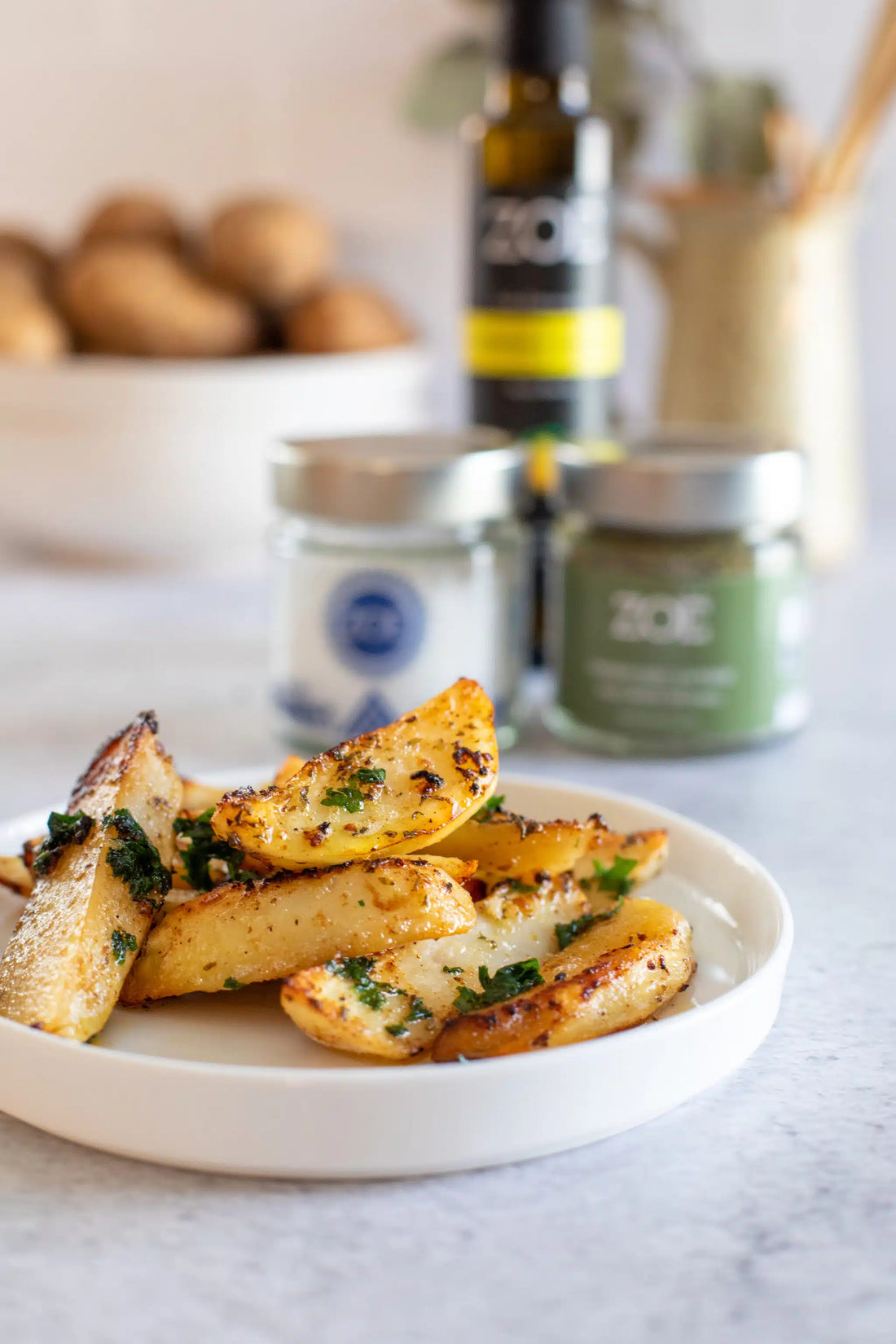 Easy Greek Lemon Potatoes