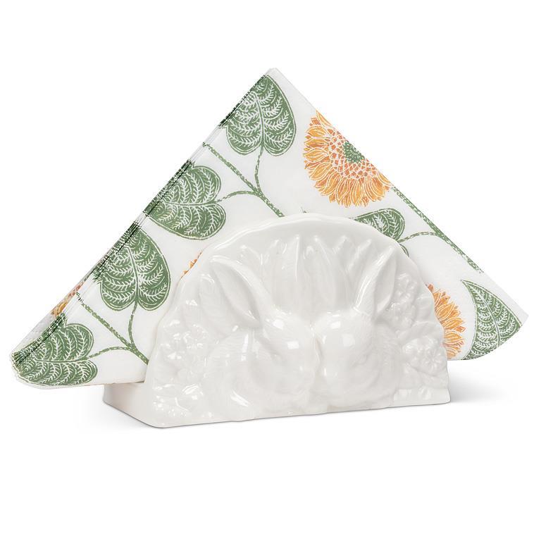 Rabbit Pair Napkin Holder