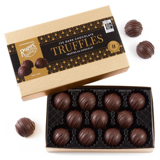 72% Dark Chocolate Truffles Box