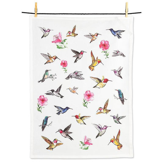 Allover Hummingbird Kitchen Towel
