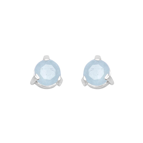 Aquamarine Comino Stud Earrings