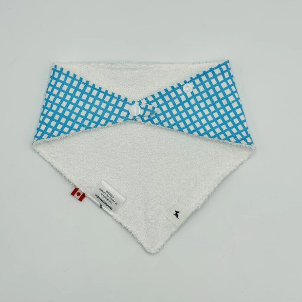 Bandana Bib Aqua Tiles