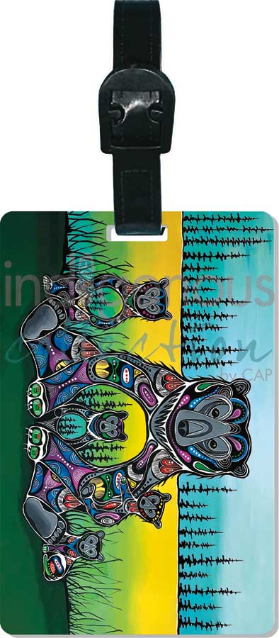 Bear Medicine Luggage Tag