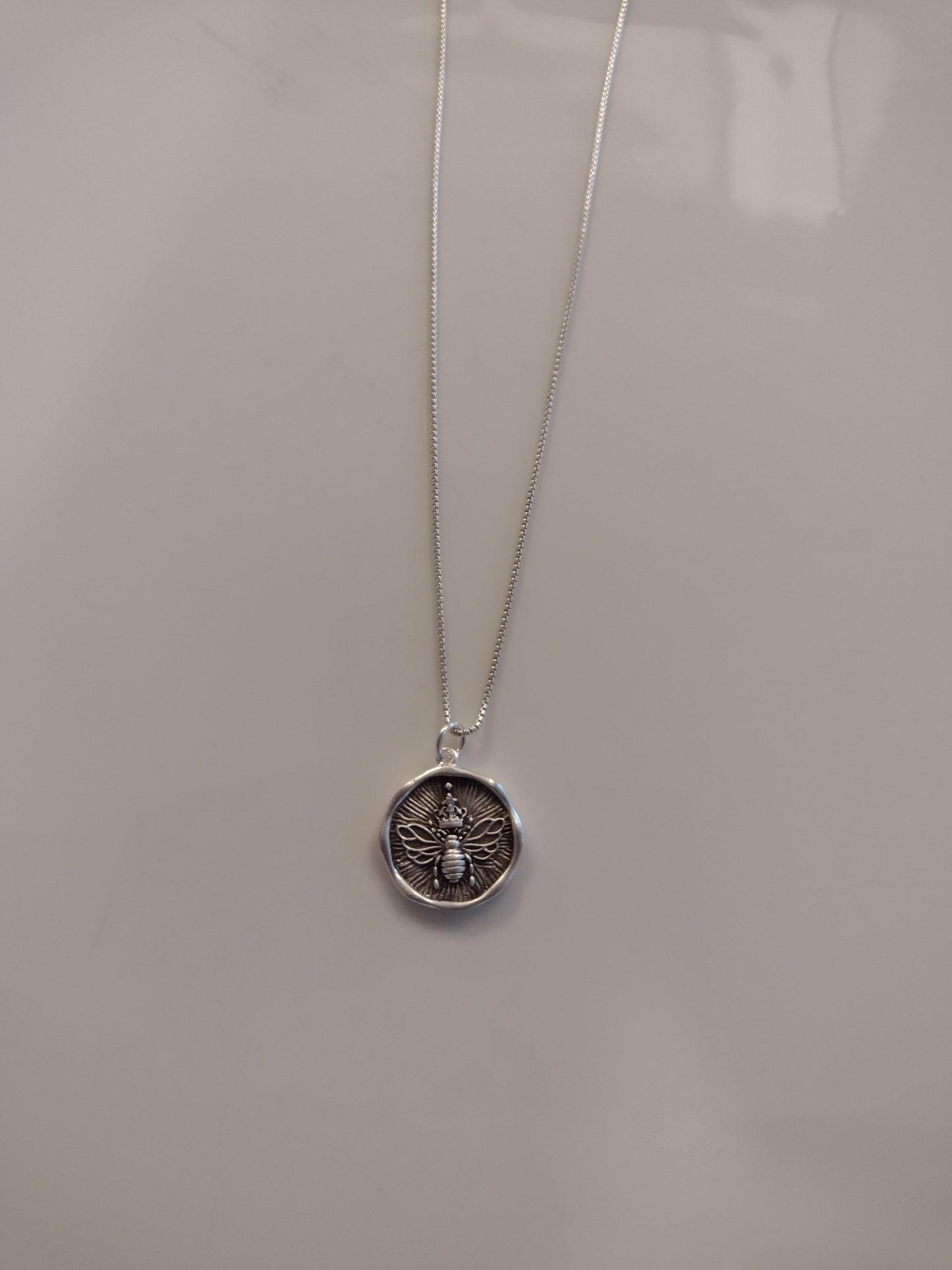 Bee Sterling Silver Necklace
