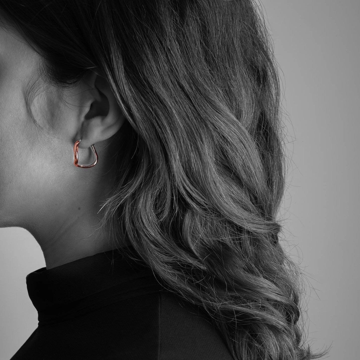 Curves 02 Earrings Sterling Silver - Handmade in Canada