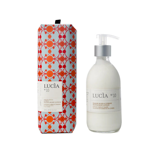 Damask Rose & Cypress Hand & Body Lotion