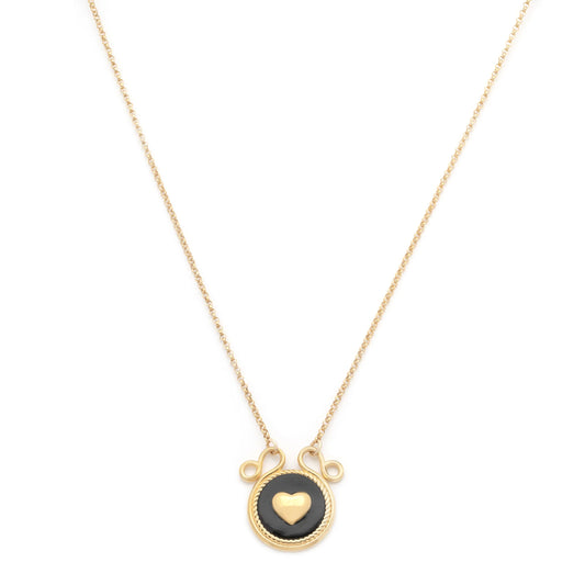 Eternal Necklace Black and Gold