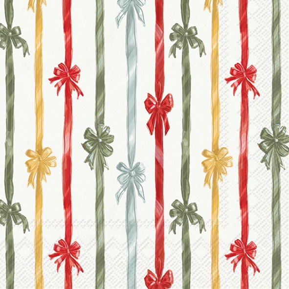 Serviettes cocktail d'hiver et de vacances