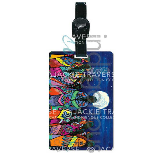 Full Moon Ceremony Luggage Tag