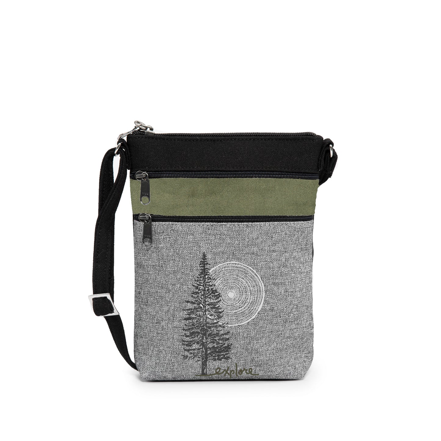 Grab and Go Pouch with Tree Motif
